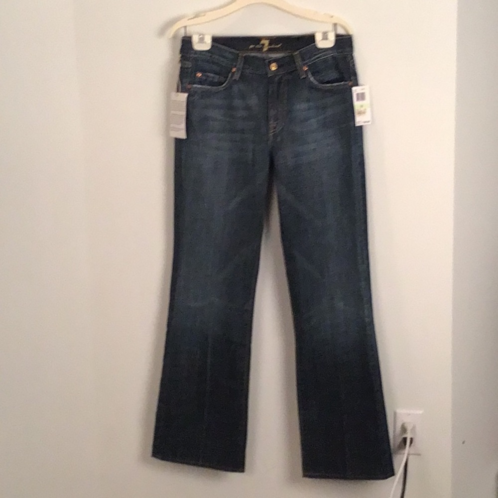 NWT 7 for all mankind size 30 woman boot cut jeans